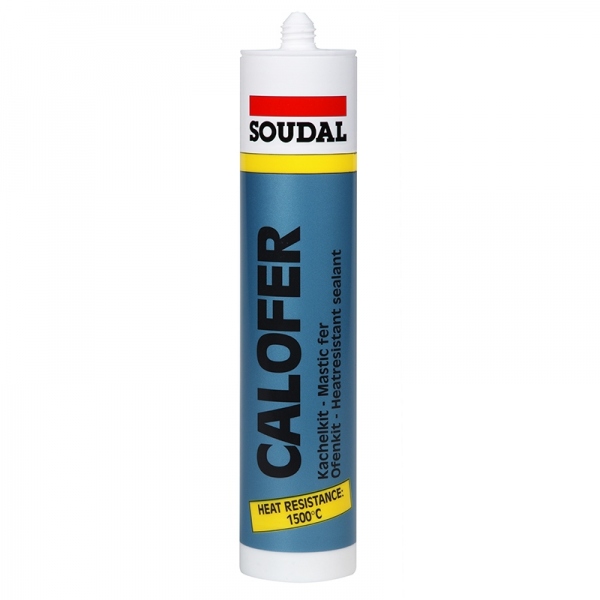 Mastic réfractaire SOUDAL - CALOFER 1500° Gris 310ml