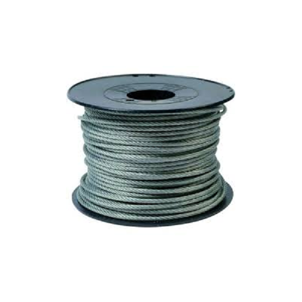 Câble d'acier Inox-Galvanisé plastifié Ø 1,5mm - vendu au mètre