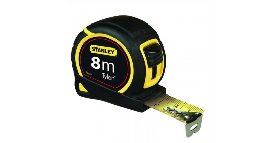 Mètre Stanley 30-657 bi-matière Tylon 8 mètre
