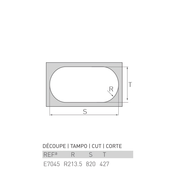 Évier à encastrer UNIVERSO 1 bac + égouttoir 85 X 45