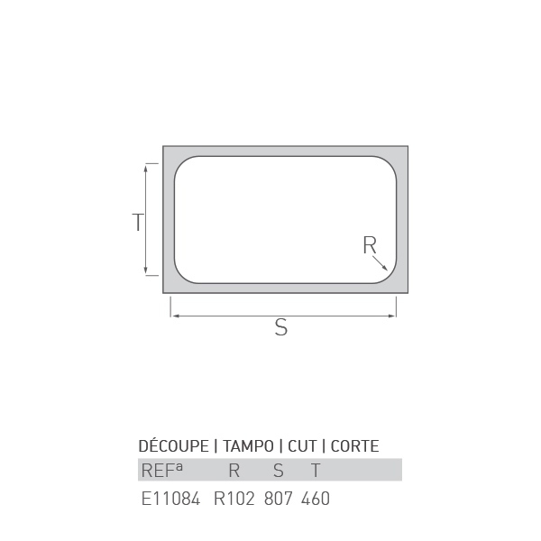 Évier à encastrer LAC 1 bac + égouttoir 80 X 50