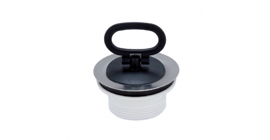 Bonde bouchon plastique pour évier de cuisine Ø 70 mm