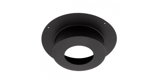 Rosace plafond bois -Conduit Noir ou Anthracite