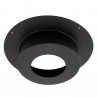 Rosace plafond bois -Conduit Noir ou Anthracite