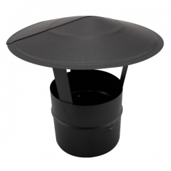 Chapeau pare pluie - Conduit Noir ou Anthracite PRO