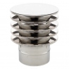 Chapeau anti-refoulement -Conduit cheminée double paroi isolé PRO
