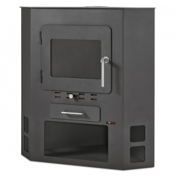 Poêle à bois Mira 10,5Kw Rendement 74,5%