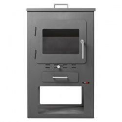 Poêle à bois Real 8,6Kw Rendement 74,3%