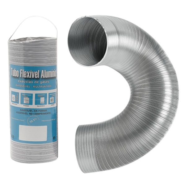 Tuyau d'aération de séchage, conduit flexible isolé de 15,2 cm, 2,4 m avec  2 colliers de serrage, protection robuste à trois couches pour ventilation