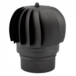 Chapeau extracteur fumée -Conduit Noir ou Anthracite PRO