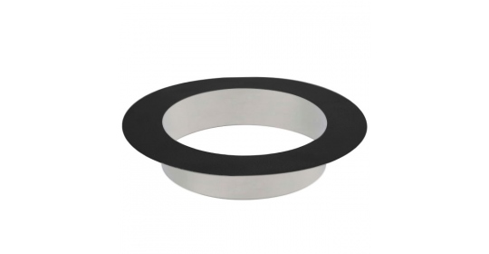 Rosace à collerette 5 CM -Conduit Noir ou Anthracite