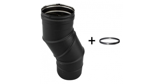 Coude réglable 0° à 90° -Conduit Noir ou Anthracite PRO