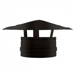 Chapeau Chinois double paroi Noir / Anthracite